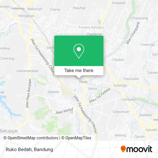 Ruko Bedah map
