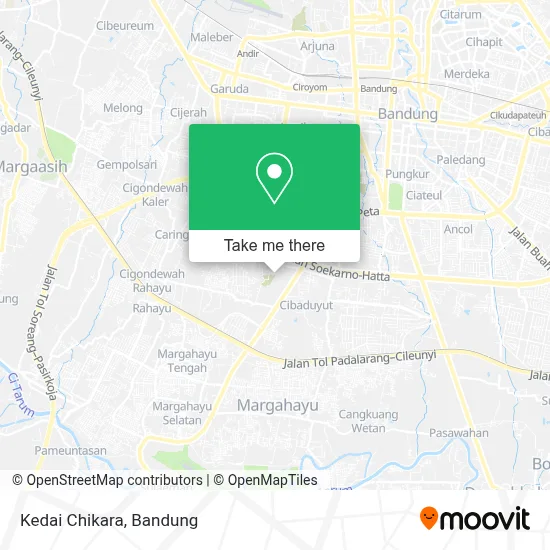 Kedai Chikara map