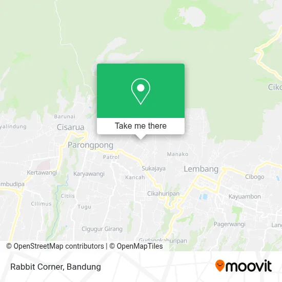 Rabbit Corner map