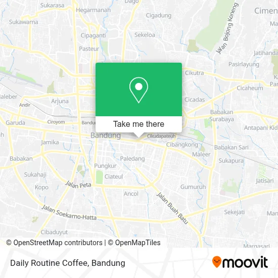 Daily Routine Coffee map