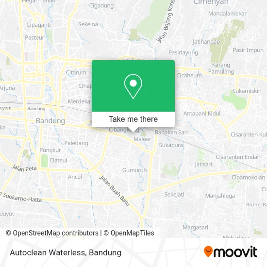 Autoclean Waterless map