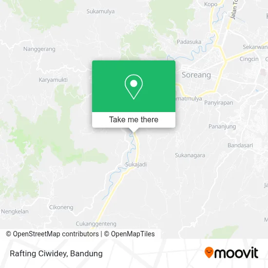 Rafting Ciwidey map