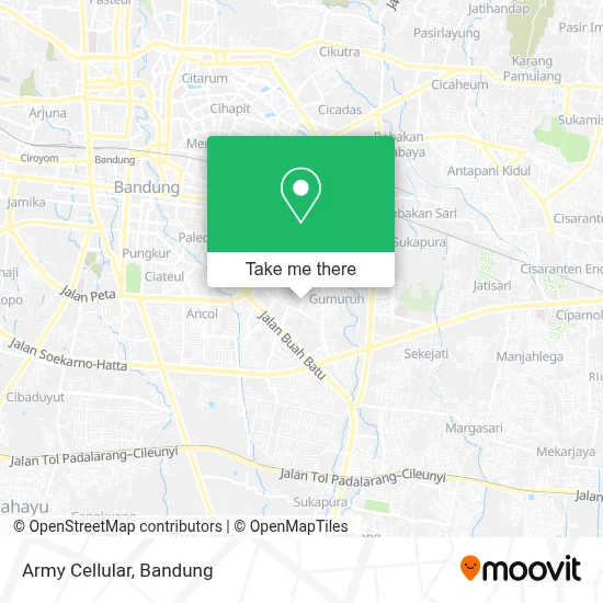 Army Cellular map