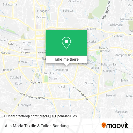 Alla Moda Textile & Tailor map