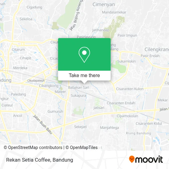 Rekan Setia Coffee map