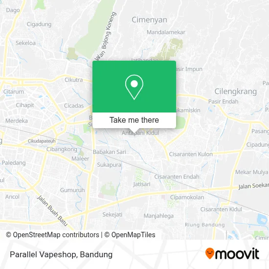 Parallel Vapeshop map