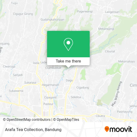 Arafa Tea Collection map