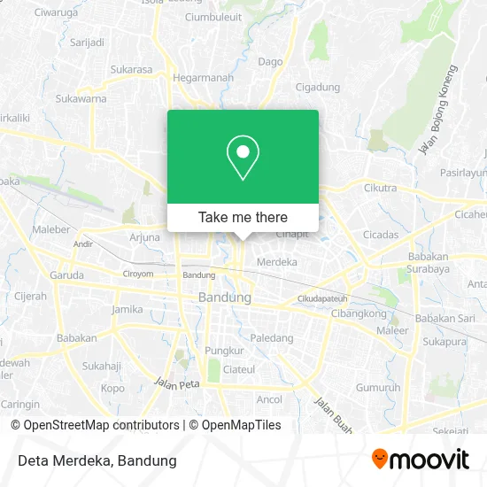 Deta Merdeka map