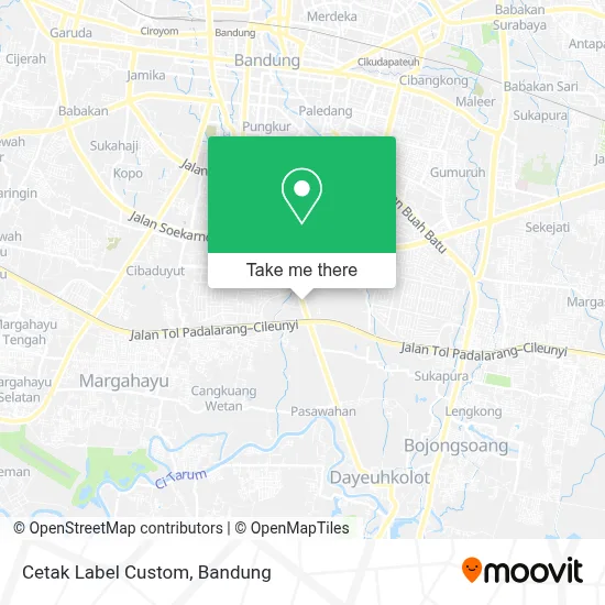 Cetak Label Custom map