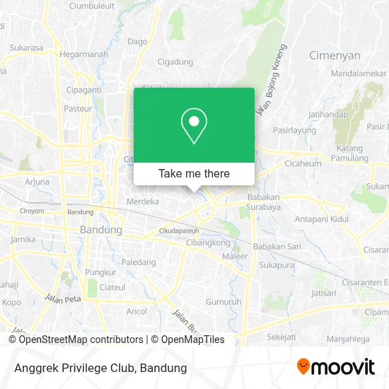 Anggrek Privilege Club map