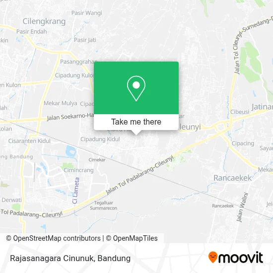 Rajasanagara Cinunuk map