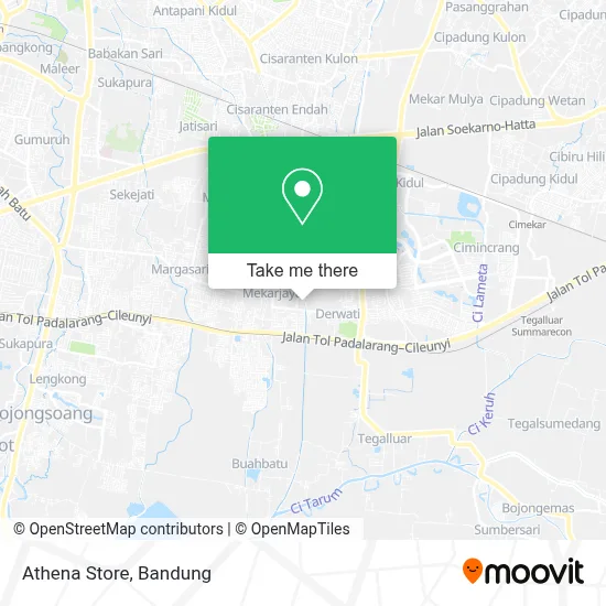 Athena Store map