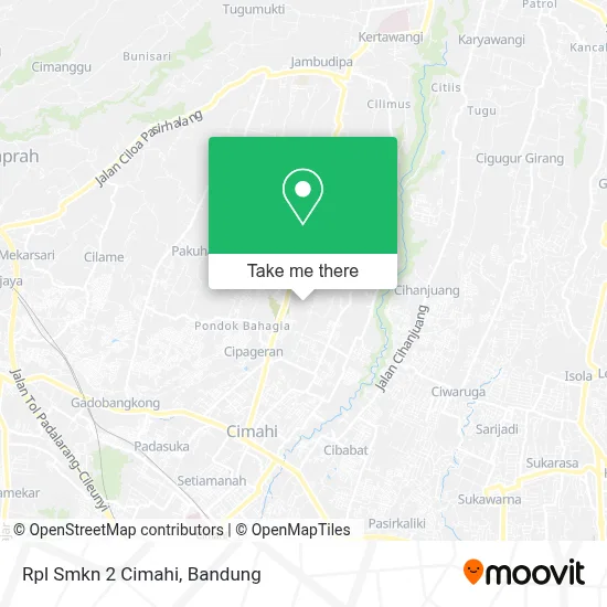 Rpl Smkn 2 Cimahi map