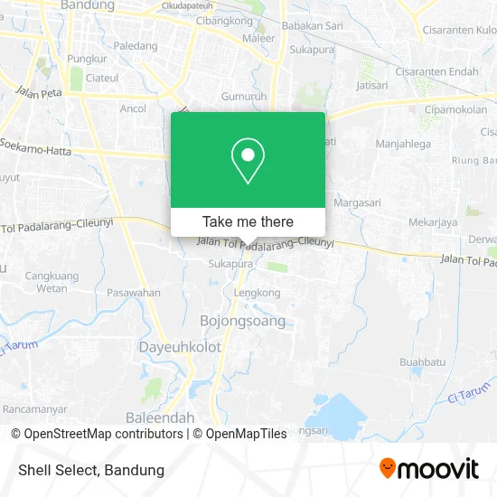 Shell Select map