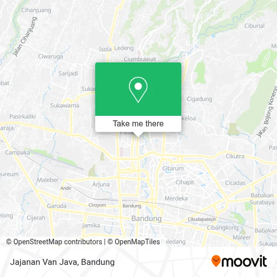 Jajanan Van Java map