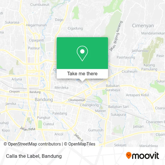 Calla the Label map