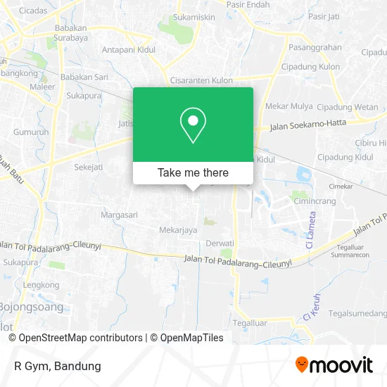 R Gym map