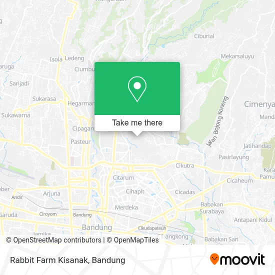 Rabbit Farm Kisanak map