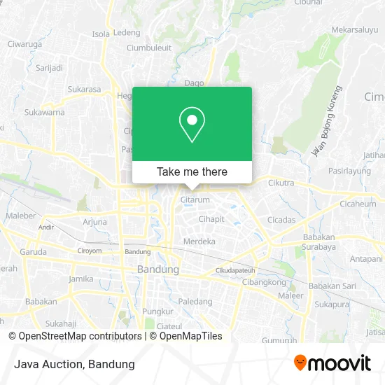 Java Auction map
