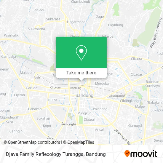 Djava Family Reflexology Turangga map