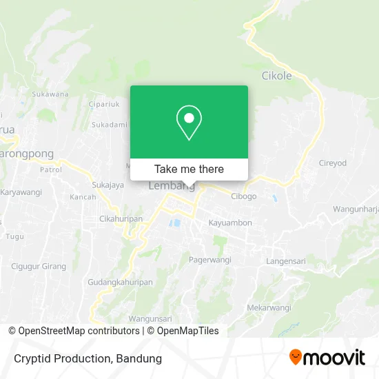 Cryptid Production map