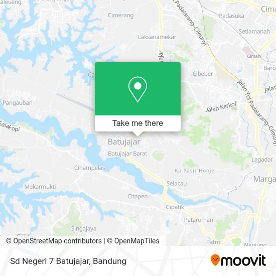 Sd Negeri 7 Batujajar map