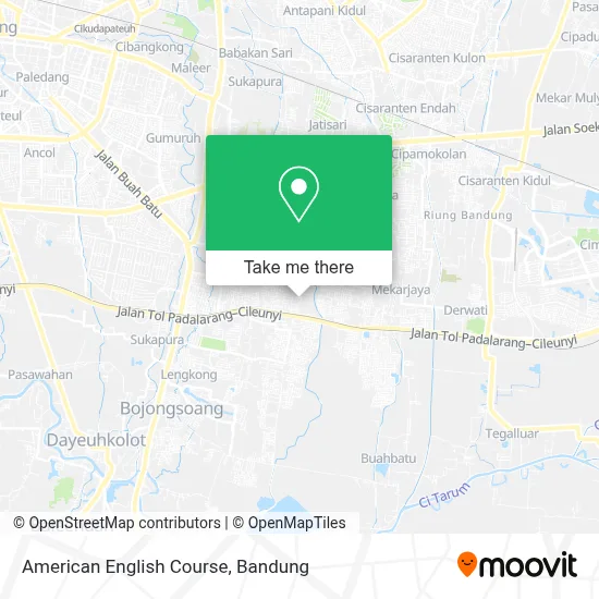 American English Course map
