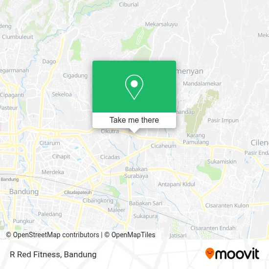R Red Fitness map