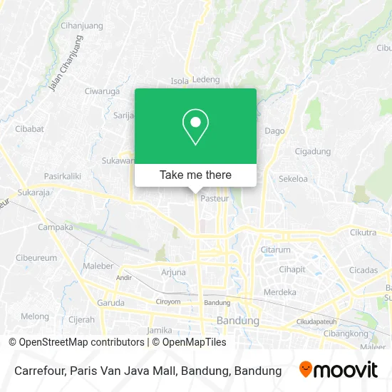 Carrefour, Paris Van Java Mall, Bandung map