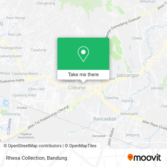 Rhesa Collection map