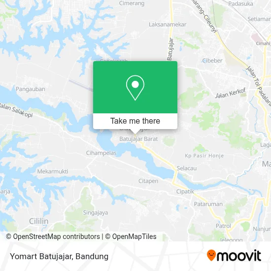 Yomart Batujajar map