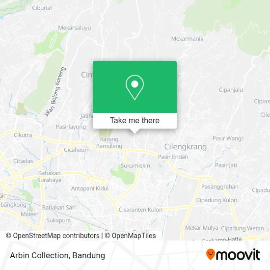 Arbin Collection map