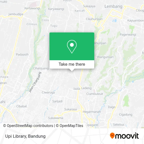 Upi Library map