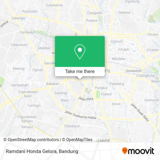 Ramdani Honda Gelora map