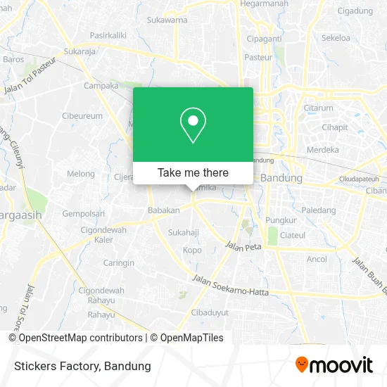 Stickers Factory map