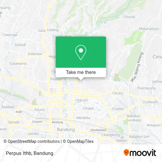 Perpus Ithb map