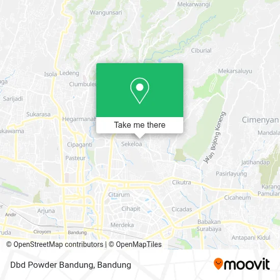 Dbd Powder Bandung map