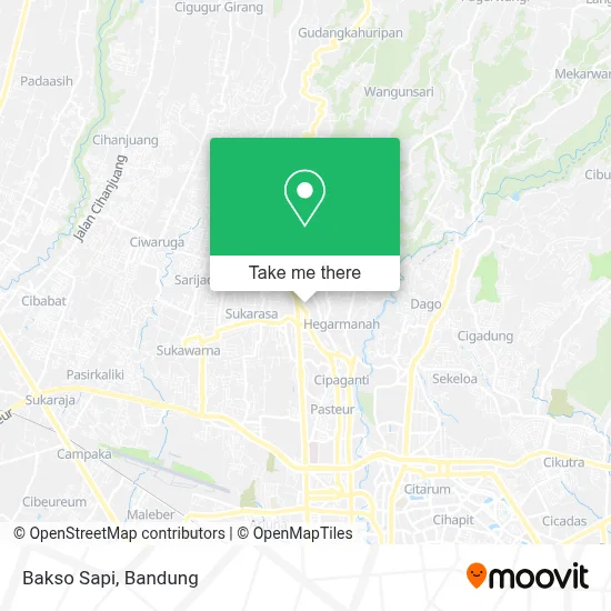 Bakso Sapi map