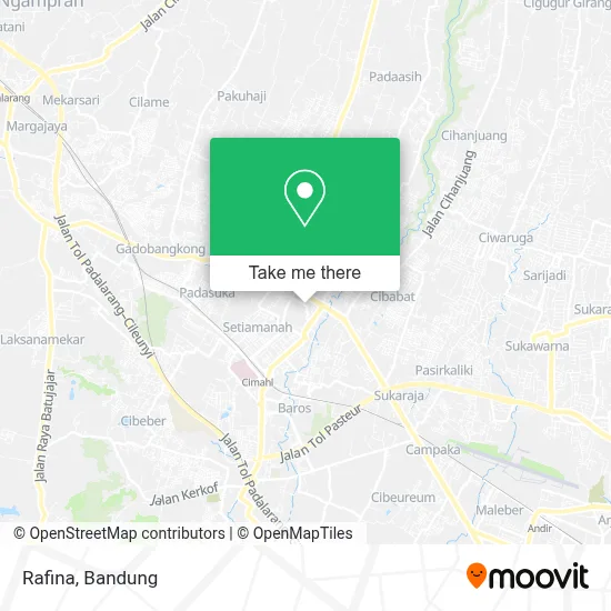Rafina map