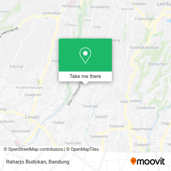 Raharjo Budokan map