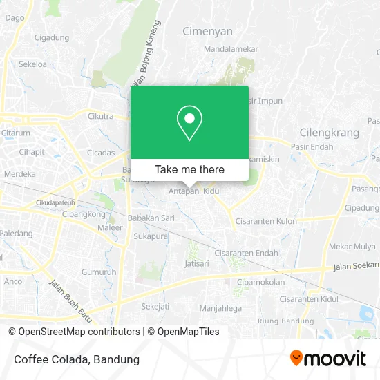 Coffee Colada map
