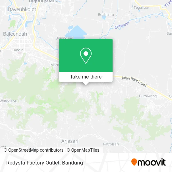 Redysta Factory Outlet map