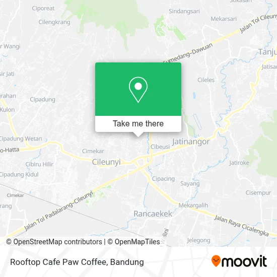 Rooftop Cafe Paw Coffee map