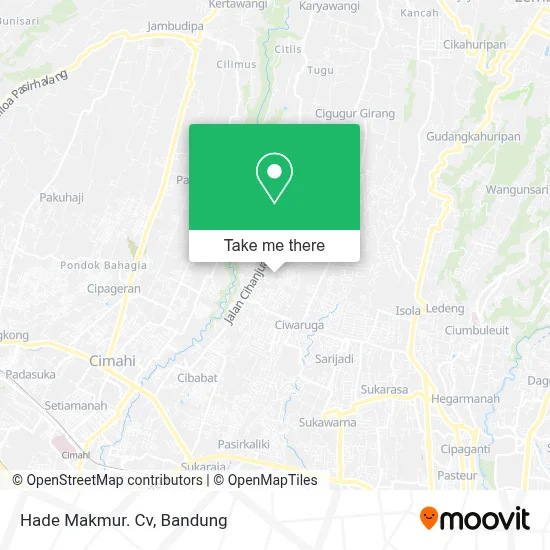 Hade Makmur. Cv map