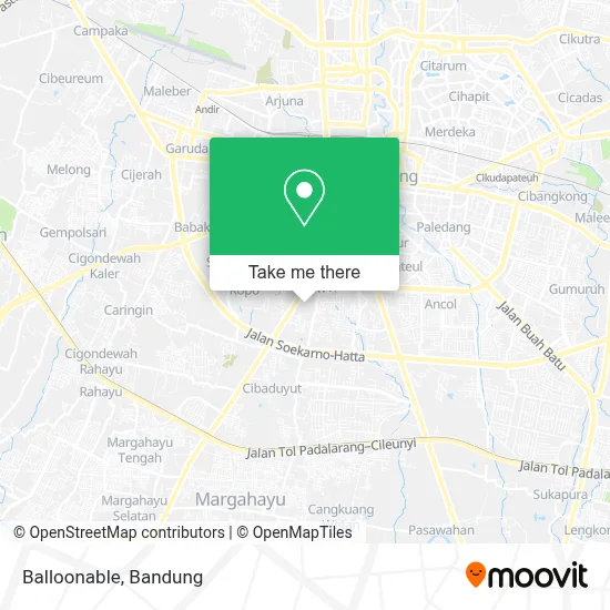 Balloonable map