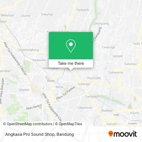 Angkasa Pro Sound Shop map