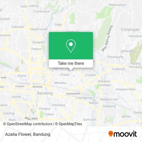 Azalia Flower map