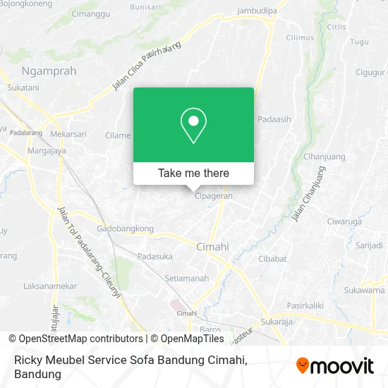 Ricky Meubel Service Sofa Bandung Cimahi map
