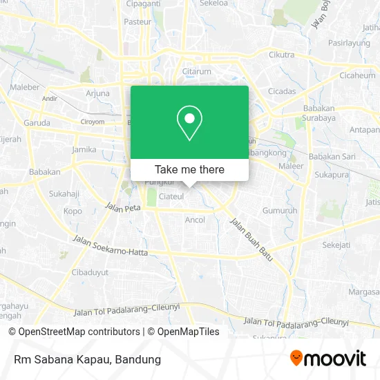 Rm Sabana Kapau map