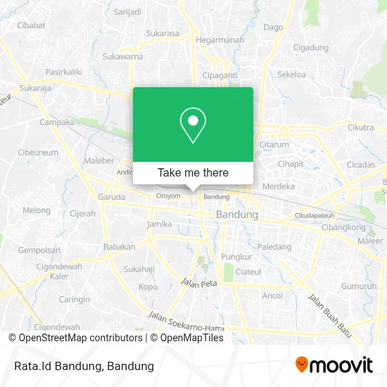 Rata.Id Bandung map